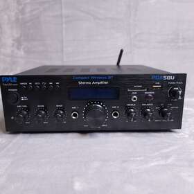 Pda5bu0 Pyle Home 200 Watt Am/fm Aux/usb Bluetooth Stereo Amplifier System Used