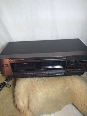 120-101 Rca Vintage Stereo Receiver With Dual Cassette Players Ca - Good Cond