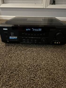 Rca-630w Rca High Current Discrete Amplifier Home Theater Av And Surround Receiver 630w