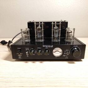 Rockville 613817198763 Blutube Led 70w Bluetooth Tube Amplifier Home Stereo Receiver In Black