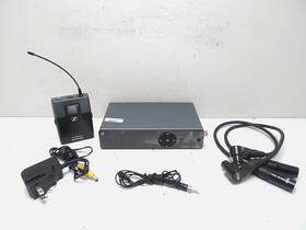 Em-xsw1 Sennheiser Receiver With Sk-xsw Bodypack Transmitter Adapter Mic And Xlrs