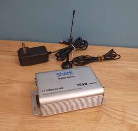 Shkmsdhrs6160 Shark 2.1- Ch Motorcycle Audio 250w For Parts Or Repair