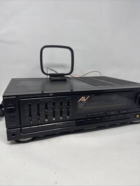 Sa-r75av Sharp Tested. Audio/video Stereo Receiver