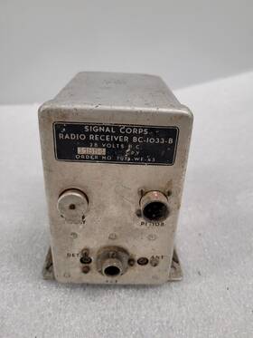 Bc-1033-b Signal Corps Radio Receiver