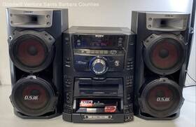 Lbt-xgr-600 Sony Lbt-xgr600 5 Disc Changer Fm/am 2 Cassette System