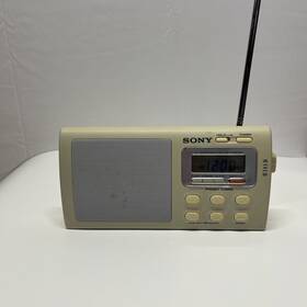 Sonyicf-m410v Sony Icf-m410v Weather Am/fm Portable Clock Radio Works Great