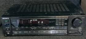 Str-av110 Sony Stereo Receiver Black Am/fm Dolby Pro Logic 2ch 100w Rca