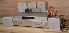 Str-k660 Sony Stereo Fm/am Receiver And Msp66r Sscnp66 Speakers System