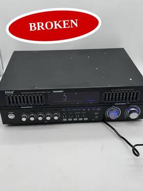 Prea90wbt.5 Sound Around Broken Pyle 6-channel Bluetooth Hybrid Home Audio Power Amplifier