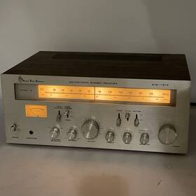 Sts-1212 Soundtech Sound Tech Systems Stereo Receiver Silverface Woodgrain Vtg Korea Parts/repair
