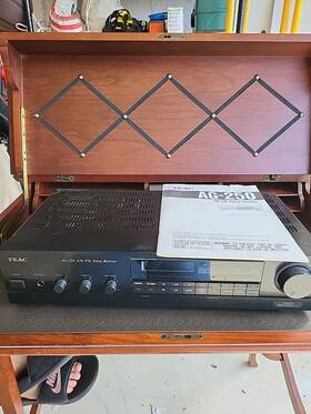 Ag-250 Teac Am Fm Stereo Receiver Dolby Home Theater Tuner Cd Phono Audio Read