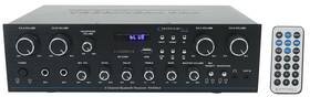 Technical Pro 613826658623 Rx400x4 4 Channel 8 Speaker Bluetooth Home Receiver Mic Inputs