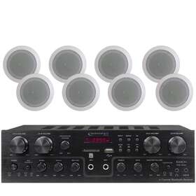 Ktrixc46c0h8 Technical Pro 4 Room 1000 Watts Channel Bluetooth Receiver With Pairs Of