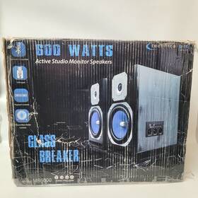 Mb6000 Technical Pro Glass Breaker Bluetooth Wireless Speaker Set - Black