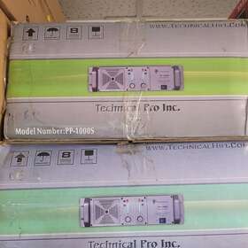 Pp-1000s Technical Pro Professional Stereo Power Amplifier 1000w - Silver