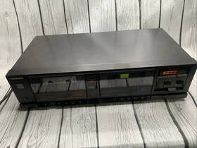 Rs-t10 Technics Stereo Dual Cassette Deck Turns On Read