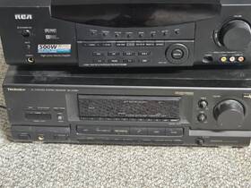 Sa-gx590 Technics Audio Receiver S And Rca Both Power On Work