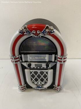 Vjb-127 Victrola Nostalgic Wood Countertop Bluetooth Jukebox Model - Tested