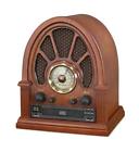 Inn-vrs-1350 Vrs-1350 Innovative Technology Vintage Wood Cd Bluetooth Table Radio 816203015099