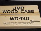 Wd-t40 Wdt40 Jvc Vintage Wood Case New In Box