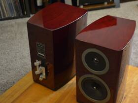 Reva-2 Wharfedale Bookshelf Speakers - Deep Rose Piano