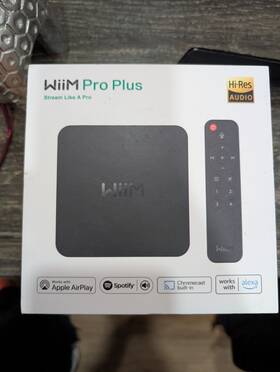 Wiim 795847057255 Pro Plus Multiroom Streamer And Preamp With Premium Akm Dac