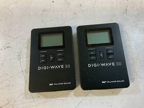 Dlr360 Williams Sound Lot Of 2 Digi-wave 3.0 Digital Receiver Black Inch J2b