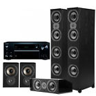 Wws676t50b Onkyo Receiver With Polk Home Theater Speaker Bundle 669439758472