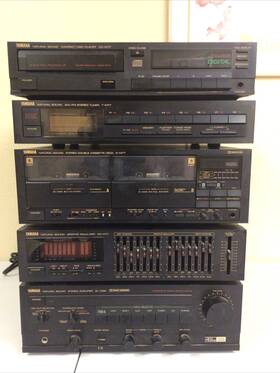 Av-m99 Yamaha Avm99 Stereo Component Set-cd-m77 T-m77 K-m77 Eq-m77 And