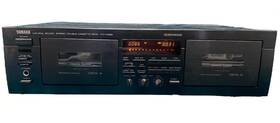Kx-w582 Yamaha Receiver Natural Sound Stereo Double Cassette Deck 120v