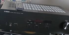 R-s201 Yamaha R-8201 Stereo Receiver 2ch Black 4 Inputs Rca Phono 3 Outputs Headphone