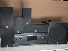 Yst-sw0 Yamaha Nad T758 V1 Integrated Amplifier With 5.1 Ht Speakers Sub Model
