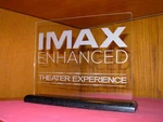 Imax Enhanced Etched Glass Home Theater Sign. Fixed Price $37.00.