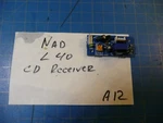 Nad L-40 Compact Disc Receiver Replacement Parts Section H # 1723-046A-0105. Fixed Price $10.00.