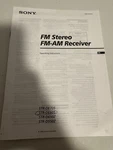 Sony STR-DE705 STR-DE605 STR-D650Z STR-550Z Genuine Fm Stereo Owners Manual. Fixed Price $9.99.