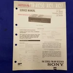 Sony STR-AV250 STR-AV21 STR-AV27 Service Manual Original Paper Oem Repair Guide. Fixed Price $29.95.