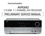 Harman Kardon Avr 340 7.1 Ch Receiver 55W Dd Surround W/ Oem Remote Bundle. Fixed Price $175.00.