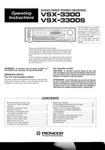 Pioneer VSX-3300 Receiver Owners Manual. Fixed Price $22.24.