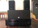 Yamaha RX-V480 Home Theater System Wired With Polk Audio & Jbl FLIX1 Speakers. Fixed Price $52.50.