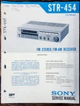 Sony STR-454 Receiver Service Manual *original*. Fixed Price $19.97.