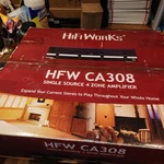 Sonance Hi Works HFW-CA308 4-ZONE 240-WATT Distribution Amplifier Looks New. Fixed Price $161.72.