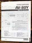 Yamaha AV-80Y Amplifier Service Manual *original*. Fixed Price $14.97.