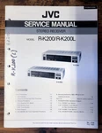 Jvc R-K200L Receiver Service Manual *original*. Fixed Price $19.97.