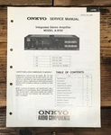 Onkyo A-8150 Amplifier Service Manual *original*. Fixed Price $24.97.