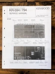 Kenwood KR-594 KR-794 Receiver Service Manual *original*. Fixed Price $14.97.
