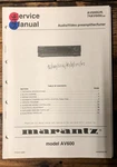 Marantz AV600 AV-600U Service Manual *original*. Fixed Price $19.97.