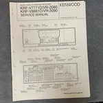 Kenwood KRF-V7771D V8881D, VR-2080/2090 Service Manual Original W/schematics. Fixed Price $14.97.