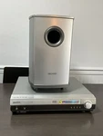 Samsung Home Theater HT-DB600 5-DISC Dvd Changer Speakers Sub 500W,TESTED. Fixed Price $165.00.