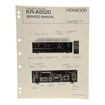 Kenwood KR-A5520 Stereo Receiver Service Manual, Schematics & Parts List 1990. Fixed Price $14.99.