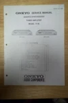 Onkyo Service Manual For The TX-30 Tuner Amplifier Receiver Repair. Fixed Price $9.48.
